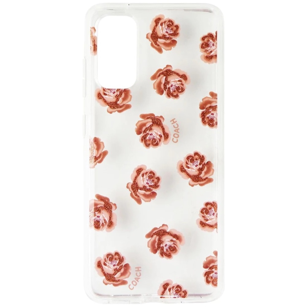 COACH BEAUTIFUL PHONE CASE WITH ROSES FOR SAMSUNG GALAXY S20 NEW